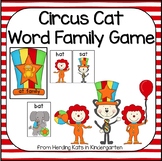 Circus Cat Word Family Game