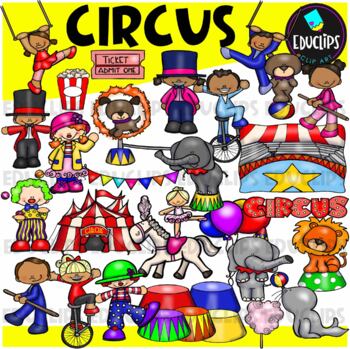 Preview of Circus Clip Art Set {Educlips Clipart}