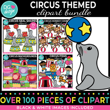 Preview of Circus Clipart Bundle | Carnival Clipart