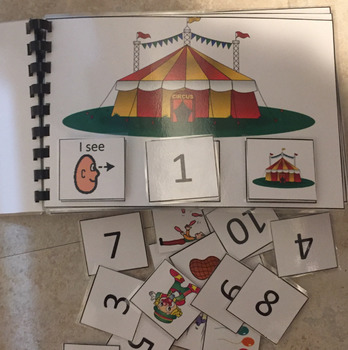 Preview of Circus Counting Book