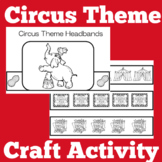 Carnival Circus Theme | Craft Worksheet Activity Preschool