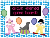 Circus Game Boards
