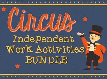Preview of Circus Independent Activities Bundle