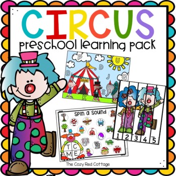 Preview of Circus Preschool Theme Learning Pack