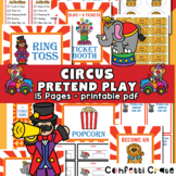 Circus Pretend Play Printables