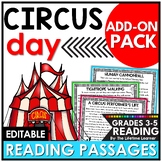 Circus Reading Comprehension Passages and Questions | Nonfiction Review