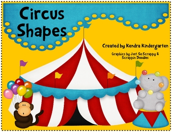 Preview of Circus Shapes - Games & Activities for Basic Shapes