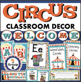 Circus Theme Classroom Decor Bundle Bulletin Board Room Tr