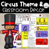 Circus Theme & Classroom Decor Activities K-5