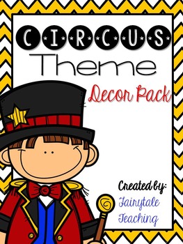 Preview of Circus Theme Decor Pack