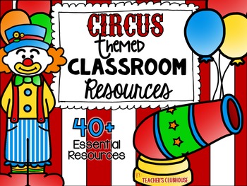 Preview of Circus Classroom Decor | Circus Theme