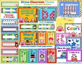 Circus Themed Classroom Resources for Back to School