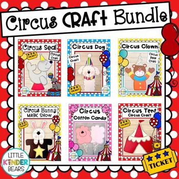 Download Circus Themed Mega Craft Bundle By Little Kinder Bears Tpt