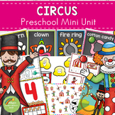 Circus Themed Preschool Math and Literacy Centers