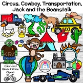 Circus, Transportation, Western / Cowboy / Farm, Jack and 