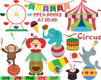 candy circus clipart images