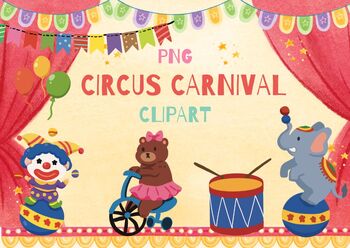 Preview of Circus carnival png clipart transparant