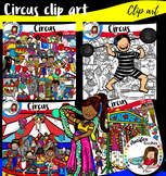 Circus clip art- big set of 73 images!