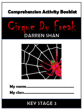 Preview of Cirque Du Freak Comprehension Activities Booklet!
