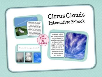 Preview of Cirrus Clouds Interactive E-Book and Games for Smartboard