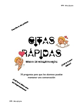 Preview of Citas rápidas - Temas de conversación