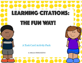 Citation Stations! Learn How to Cite Sources the Fun Way!