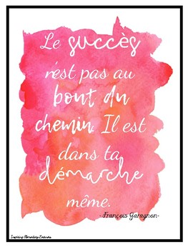 Citations Pour La Classe By Inspiring Elementary Learners Tpt