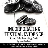 Citing Textual Evidence Lesson, Complete Teaching Pack