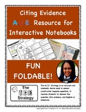 Citing Evidence A.C.E. Resource for Interactive Notebooks