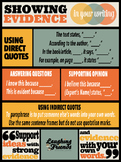Citing Evidence Anchor Chart Poster (Digital Download)