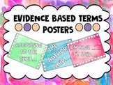 Citing Evidence: Evidence Based Terms Posters (Watercolor)