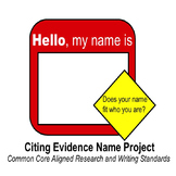 Citing Evidence - Name Project