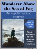 Citing Evidence with Paintings: Wanderer Above the Sea of Fog
