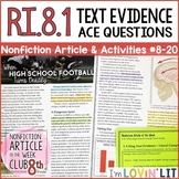 Citing Text Evidence RI.8.1 | High School Football Turns D