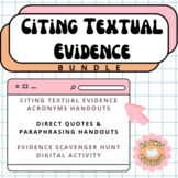 Citing Textual Evidence BUNDLE