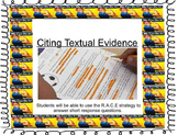 Citing Textual Evidence Lesson Plan (Everything Included)