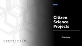 Citizen Science - chemistry and earth science