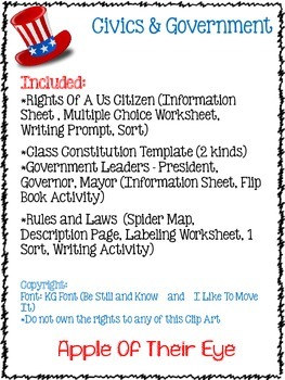 Preview of Citizen Unit (Citizenship and Civics)