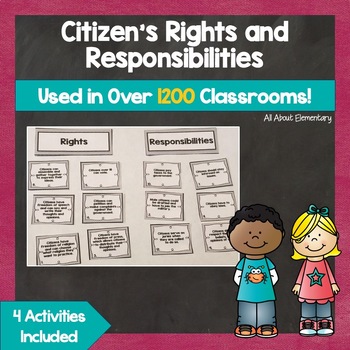 Citizen's Rights and Responsibilities by All About Elementary | TpT