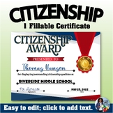 Citizenship Certificate/Award  5