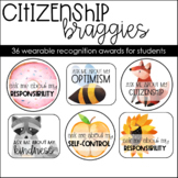Citizenship Braggies-Wearable Rewards for Students