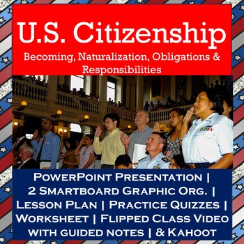 Preview of Citizenship for Civics & Government Classes - Civics EOC 2.1 & 2.2