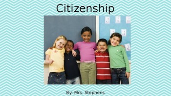 Preview of Citizenship Powerpoint