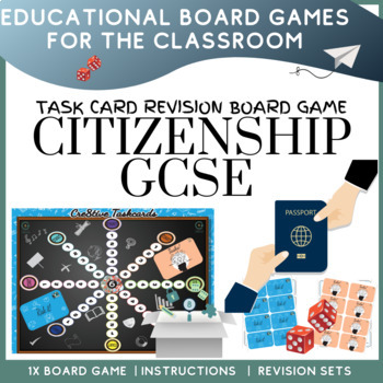 Preview of Citizenship + Civics  Printable Themed Board Game
