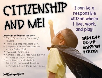 Preview of Citizenship: Rights, Responsibilities, Rules, Laws, and MORE!