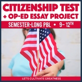 US Citizenship Naturalization Test Kit - Civics Project PB