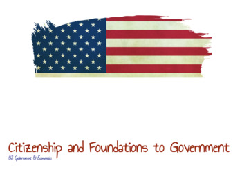 Preview of Citizenship & The Foundations of Government PowerPoint