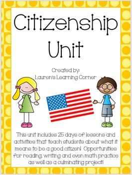 Preview of Citizenship Unit