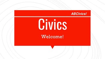 Preview of Citizenship Unit Lecture Notes: ABCivics!