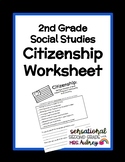 Citizenship Worksheet- 2nd Grade Social Studies